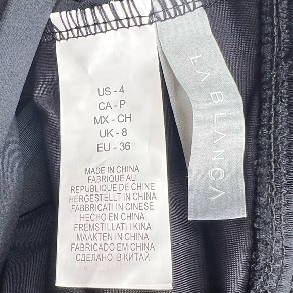 LA BLANCA Cross Back One-Piece Swimsuit - Picture 8 of 8